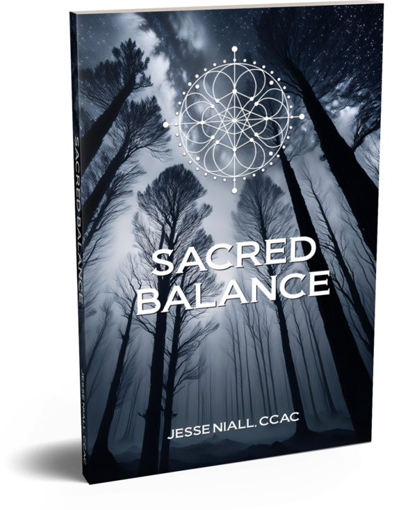 Sacred Balance anxiety healing guide book cover