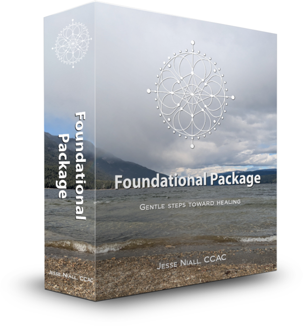 Foundational Coaching Package cover with Sacred Balance book and workbook